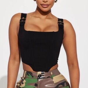 Fashion Nova corset top